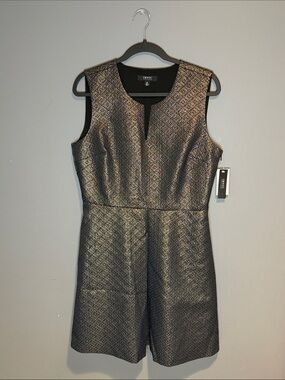 IMNYC by Isaac Mizrahi Black Midi Dress
